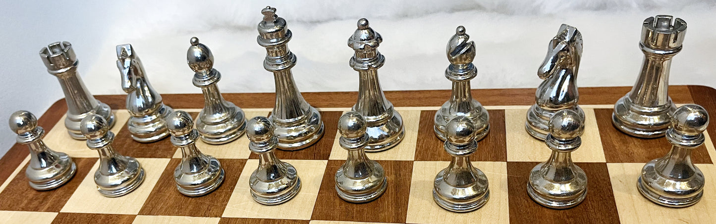 Metal Traveler's Chess Set