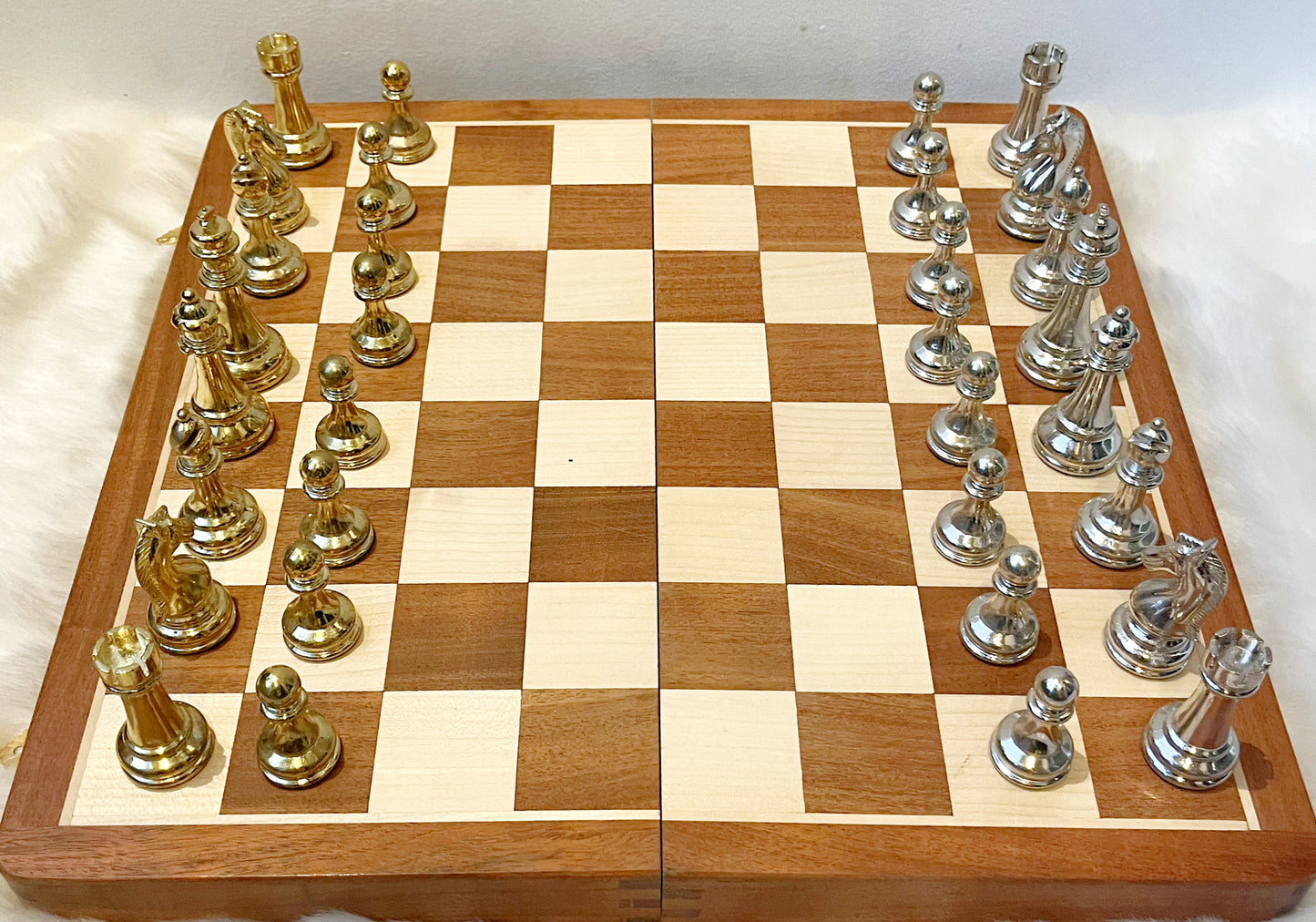 Metal Traveler's Chess Set