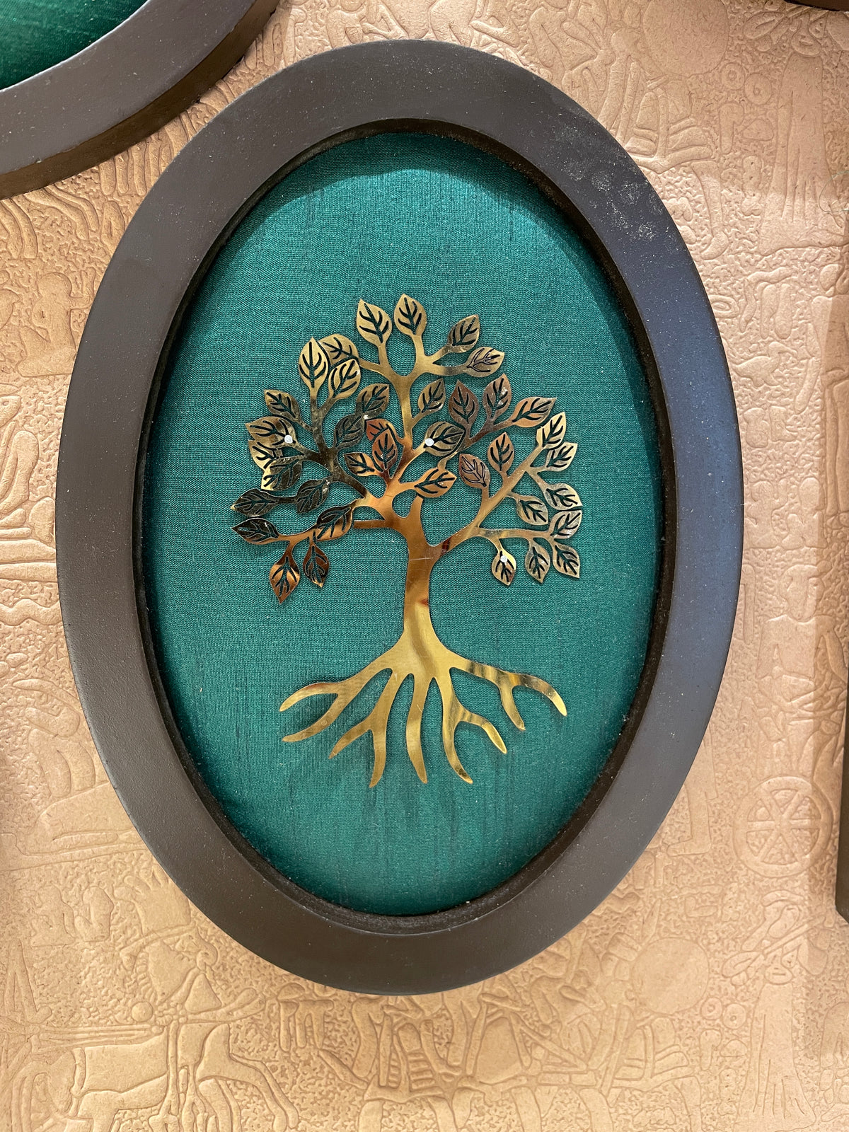 Bilva Tree Metal Wall Art – Premium Engineered Wooden Frame