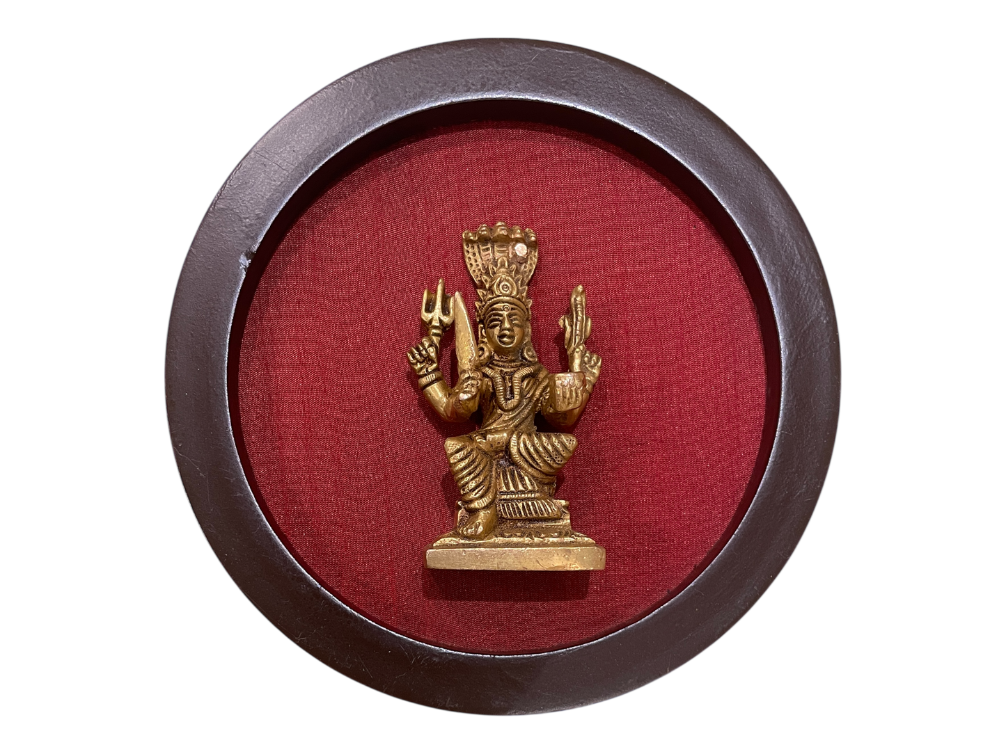 Brass Spiritual Wall Art Set – 9 Divine Plaques for Modern Pooja & Home Décor