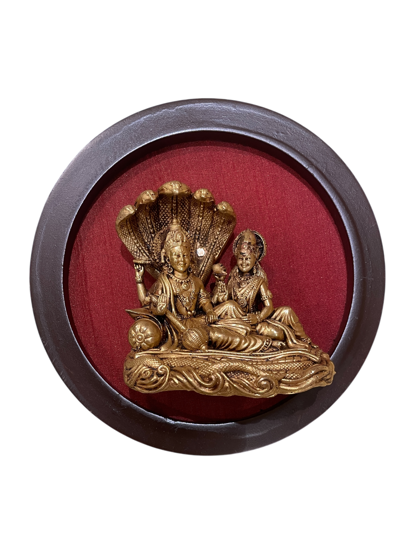 Brass Spiritual Wall Art Set – 9 Divine Plaques for Modern Pooja & Home Décor