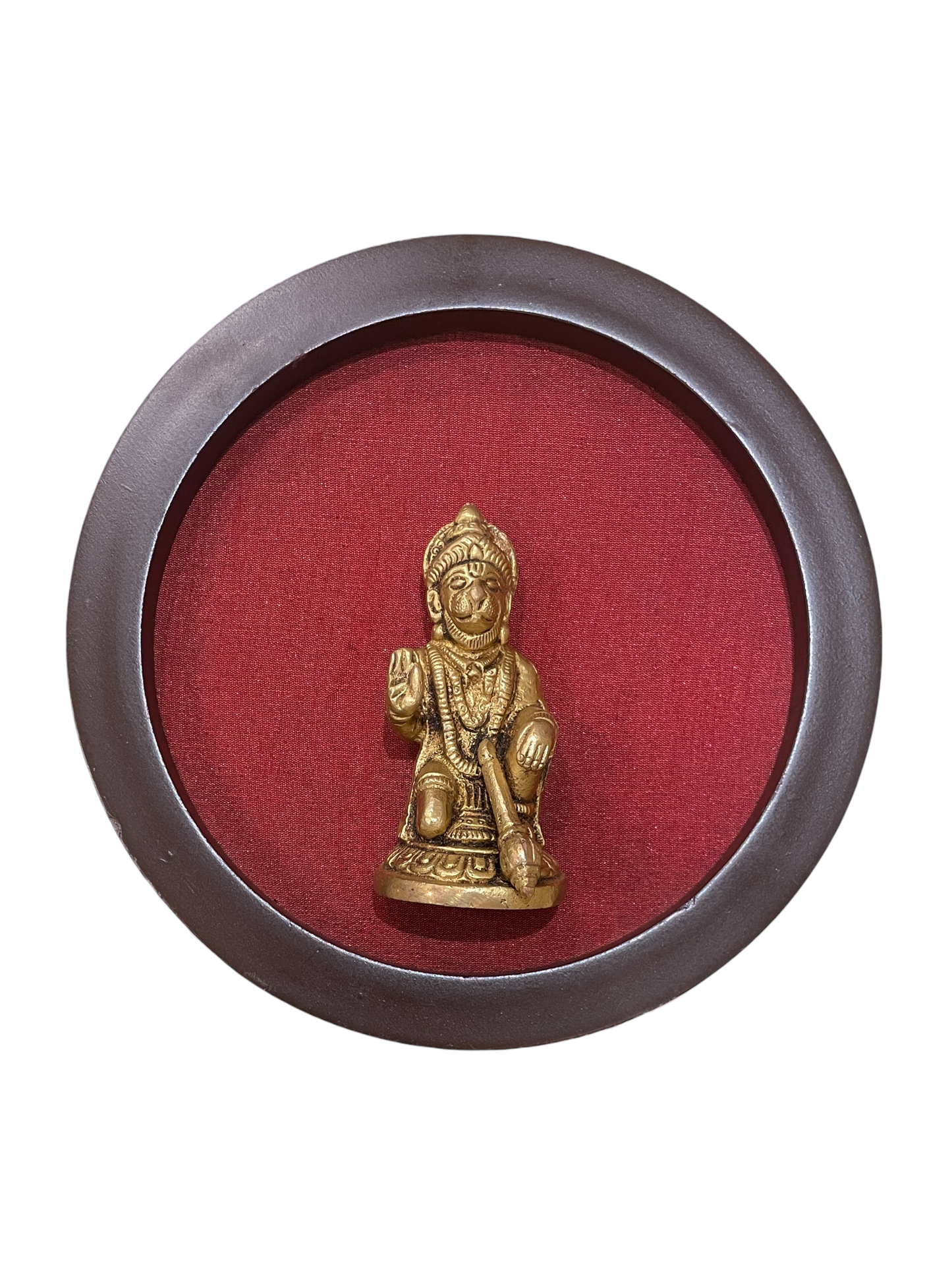 Brass Spiritual Wall Art Set – 9 Divine Plaques for Modern Pooja & Home Décor