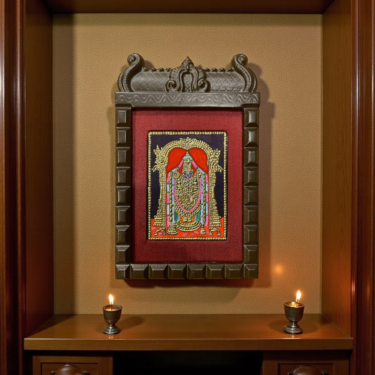 Lord Venkateshwara Tanjore Painting