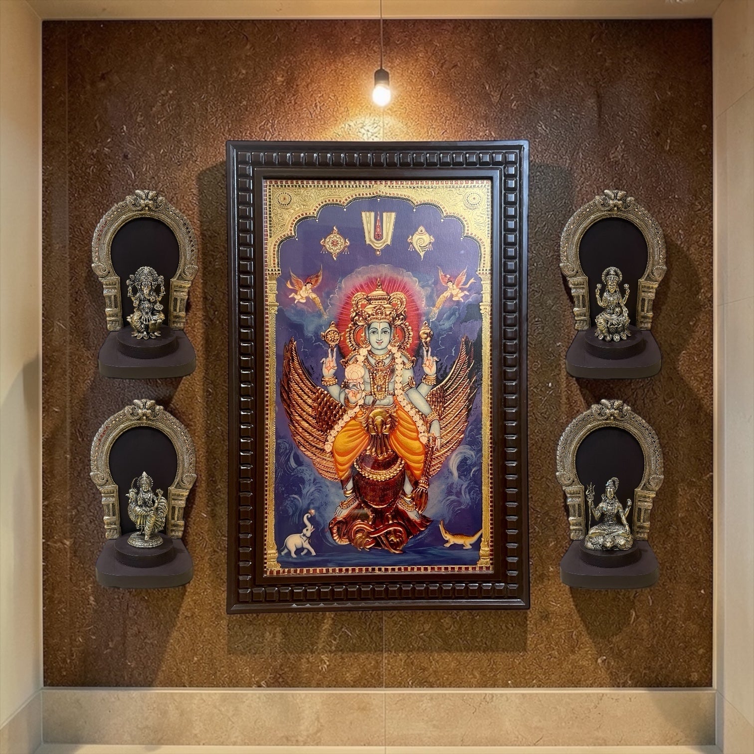 Mahavishnu Divine Ensemble – A Complete Pancha Devata Blessing Set