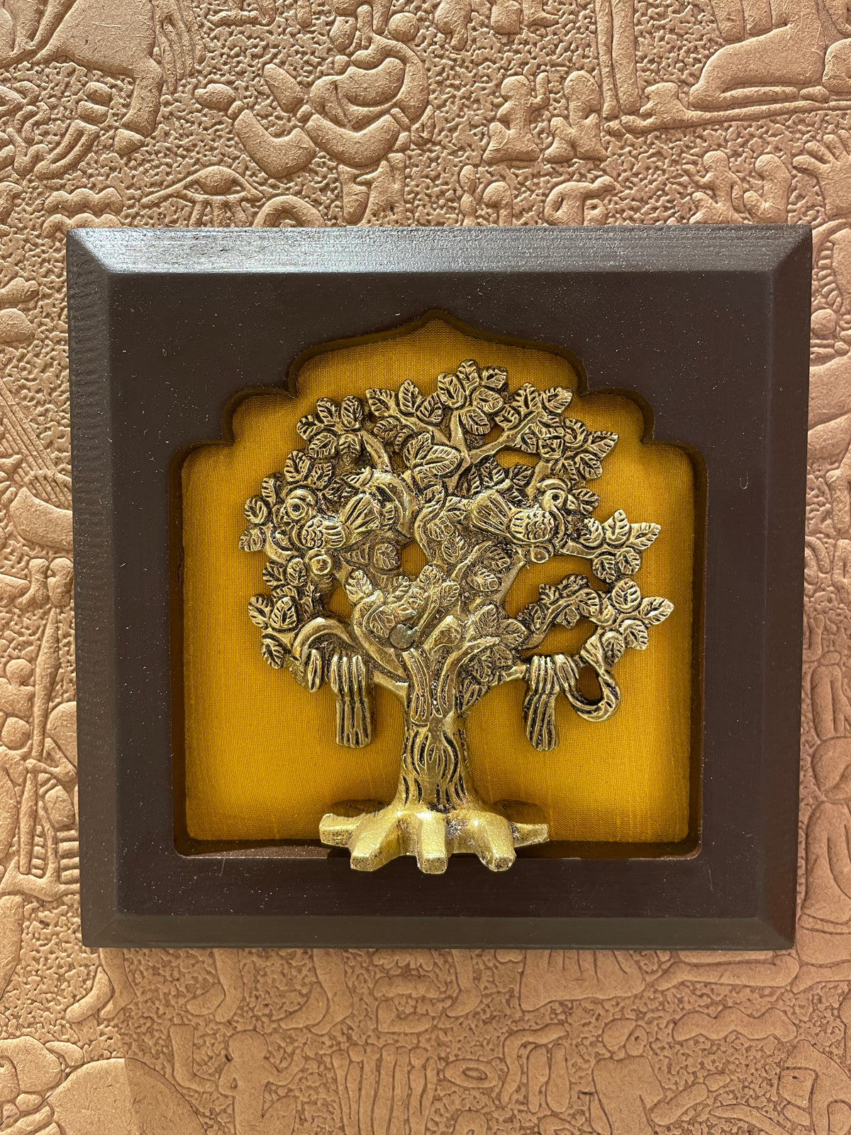 9-Piece Brass Wall Art Set | Om, Hanuman Gada, Swastik, Lotus, Tortoise, Shankh, Kalpavriksha & Lord Shiva | Vastu Home Décor | ESTUDIO