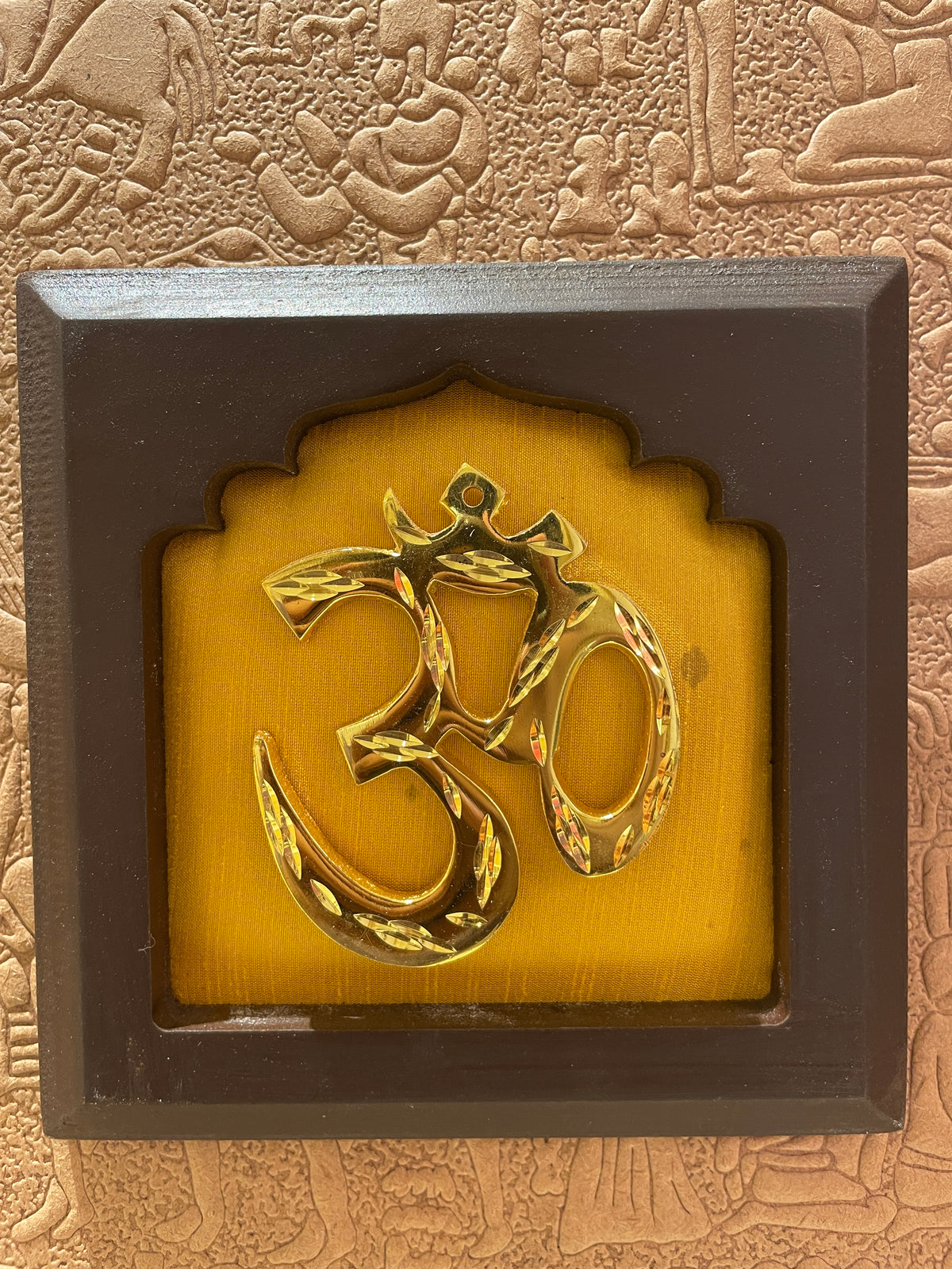 9-Piece Brass Wall Art Set | Om, Hanuman Gada, Swastik, Lotus, Tortoise, Shankh, Kalpavriksha & Lord Shiva | Vastu Home Décor | ESTUDIO