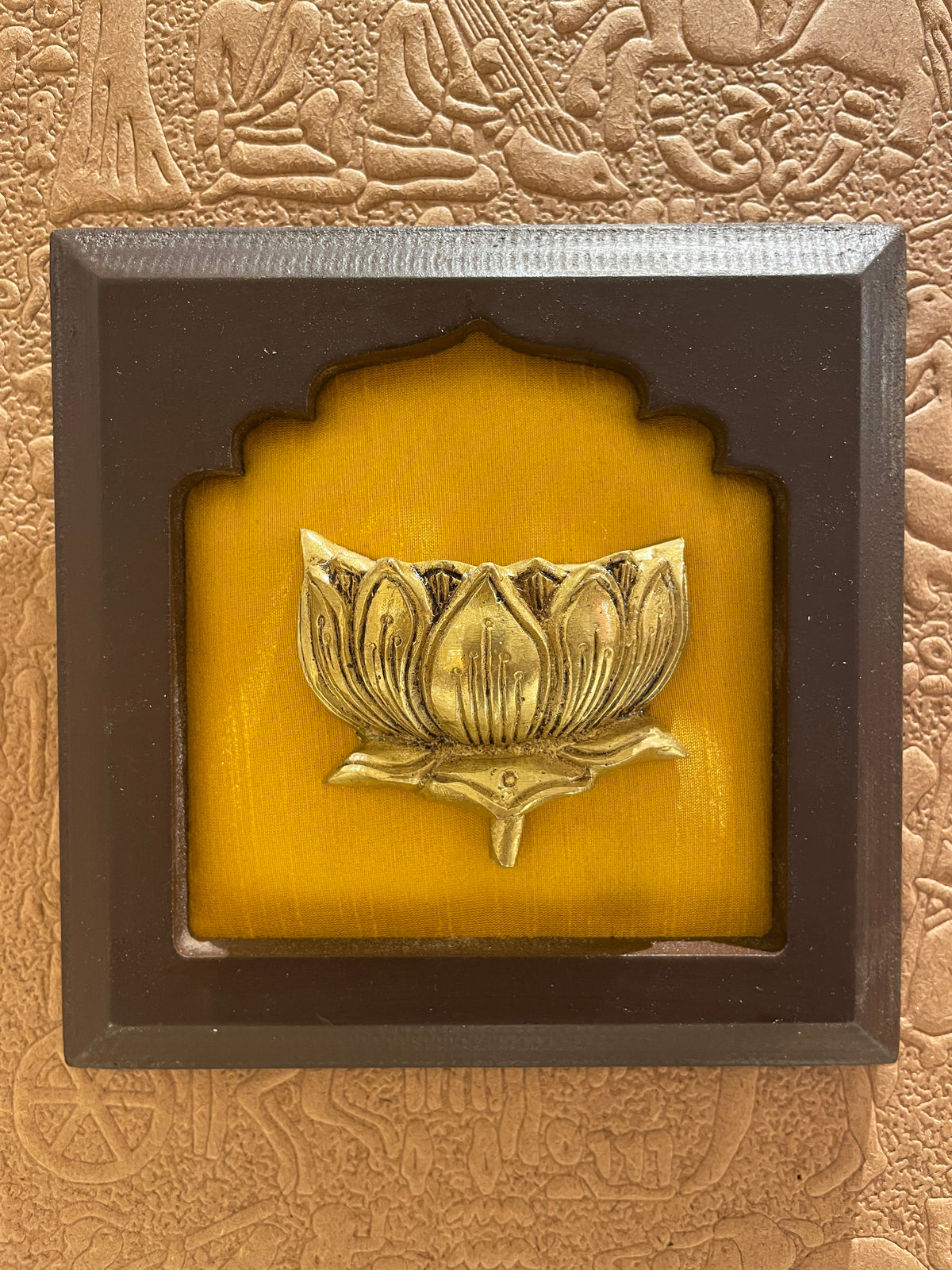 9-Piece Brass Wall Art Set | Om, Hanuman Gada, Swastik, Lotus, Tortoise, Shankh, Kalpavriksha & Lord Shiva | Vastu Home Décor | ESTUDIO