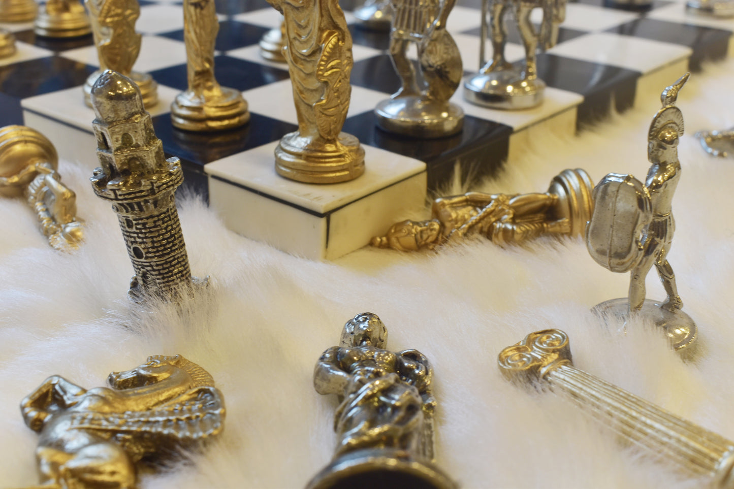 Rome Conquest Chess Set (Metal)