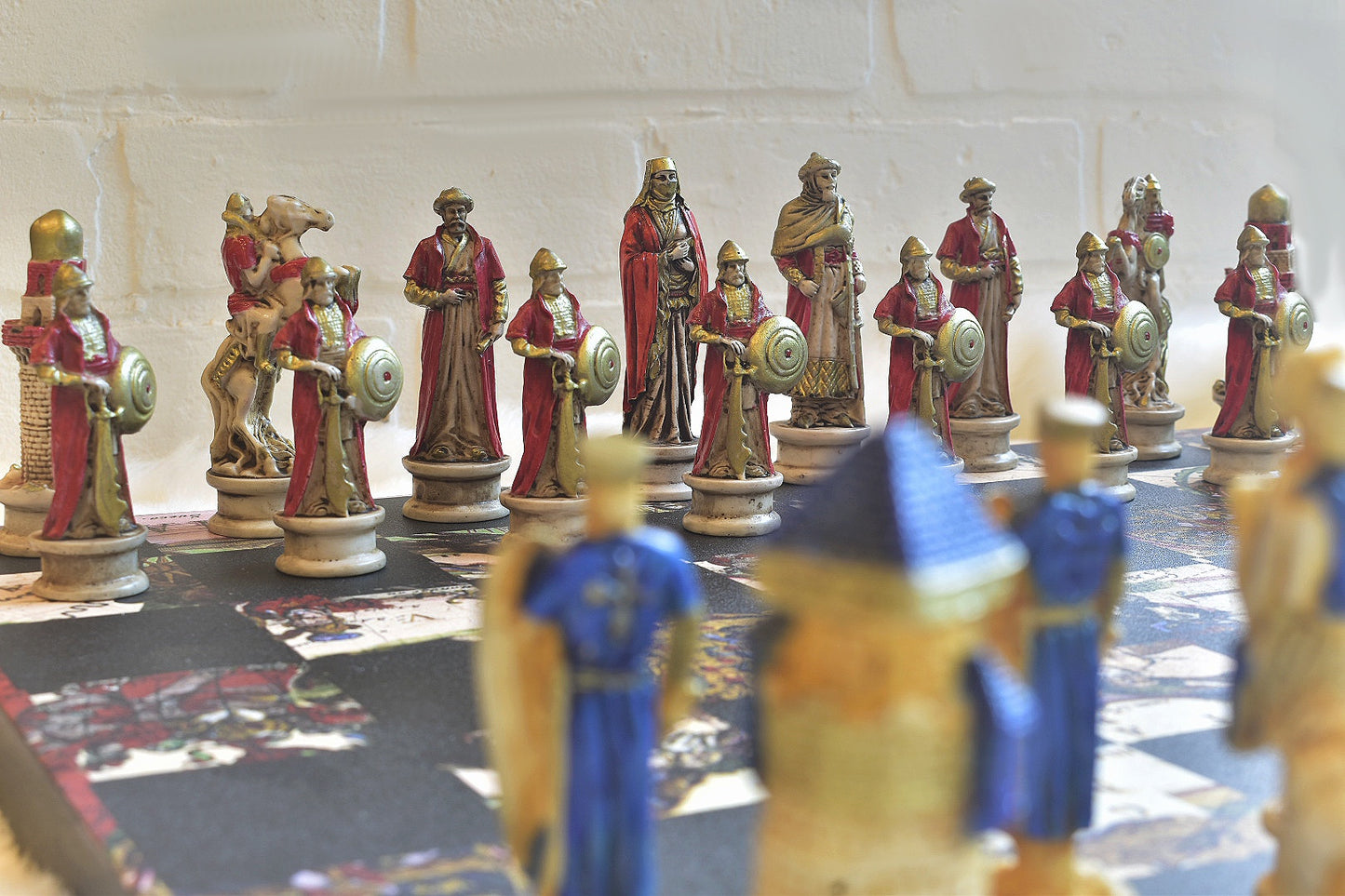 Camelot Conquest Chess Set (Marble Dust)