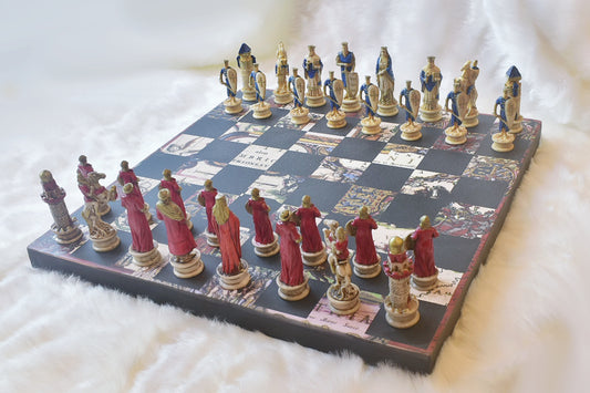 Camelot Conquest Chess Set (Marble Dust)