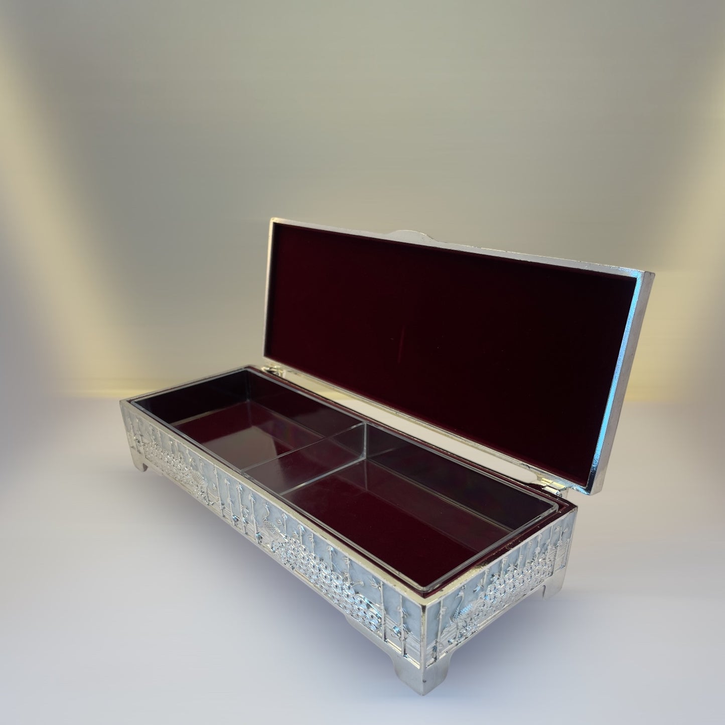Silver Elegance spice Box