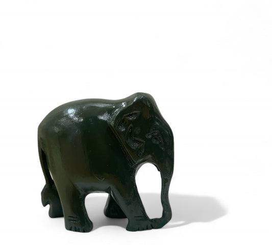 Wooden Vastu Elephants - Green