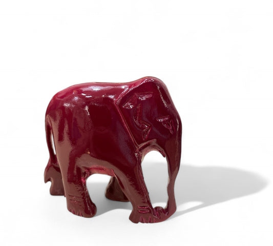 wooden Vastu Elephants - Red