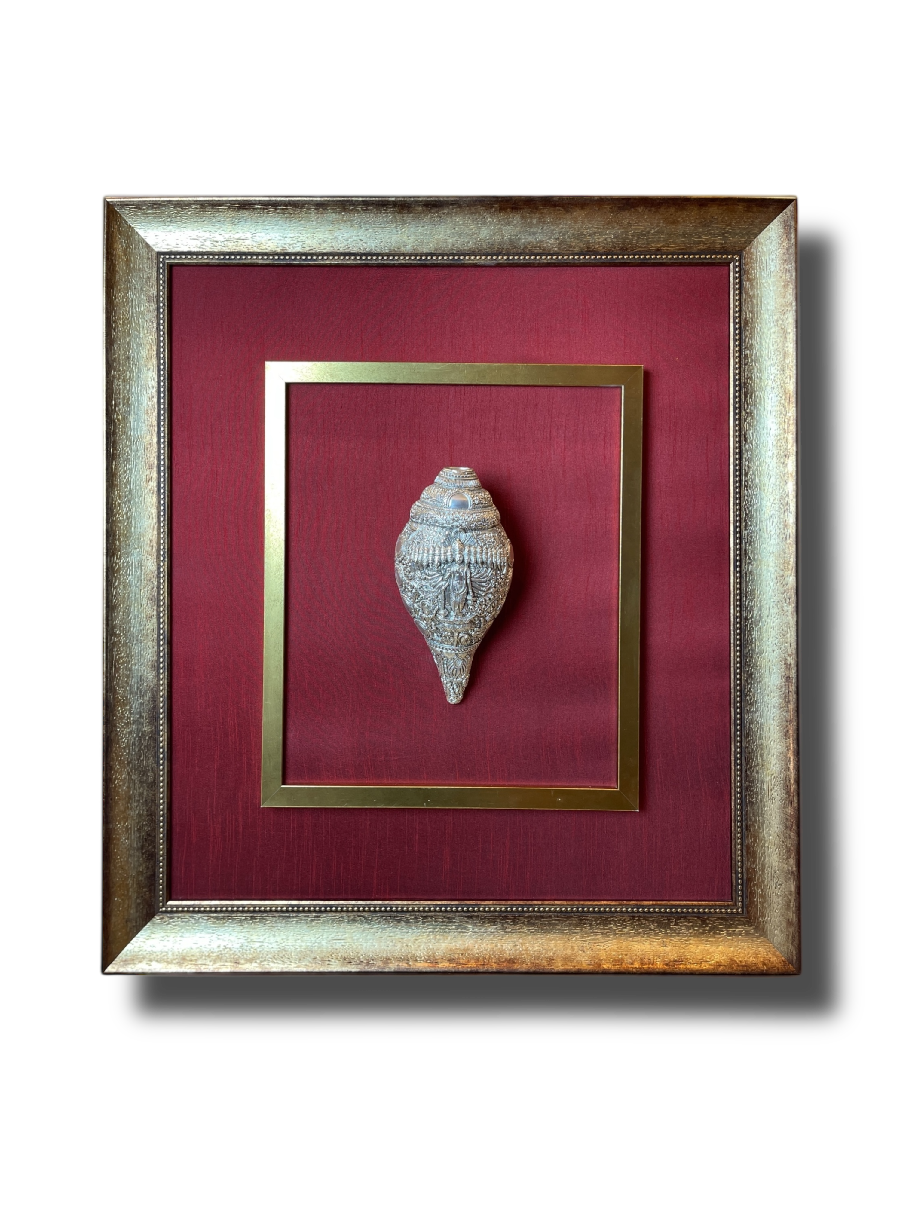 Vishnu Vishwaroopa Shankh – 92.5 Sterling Silver | Bulk Customized Spiritual Souvenir by Estudio