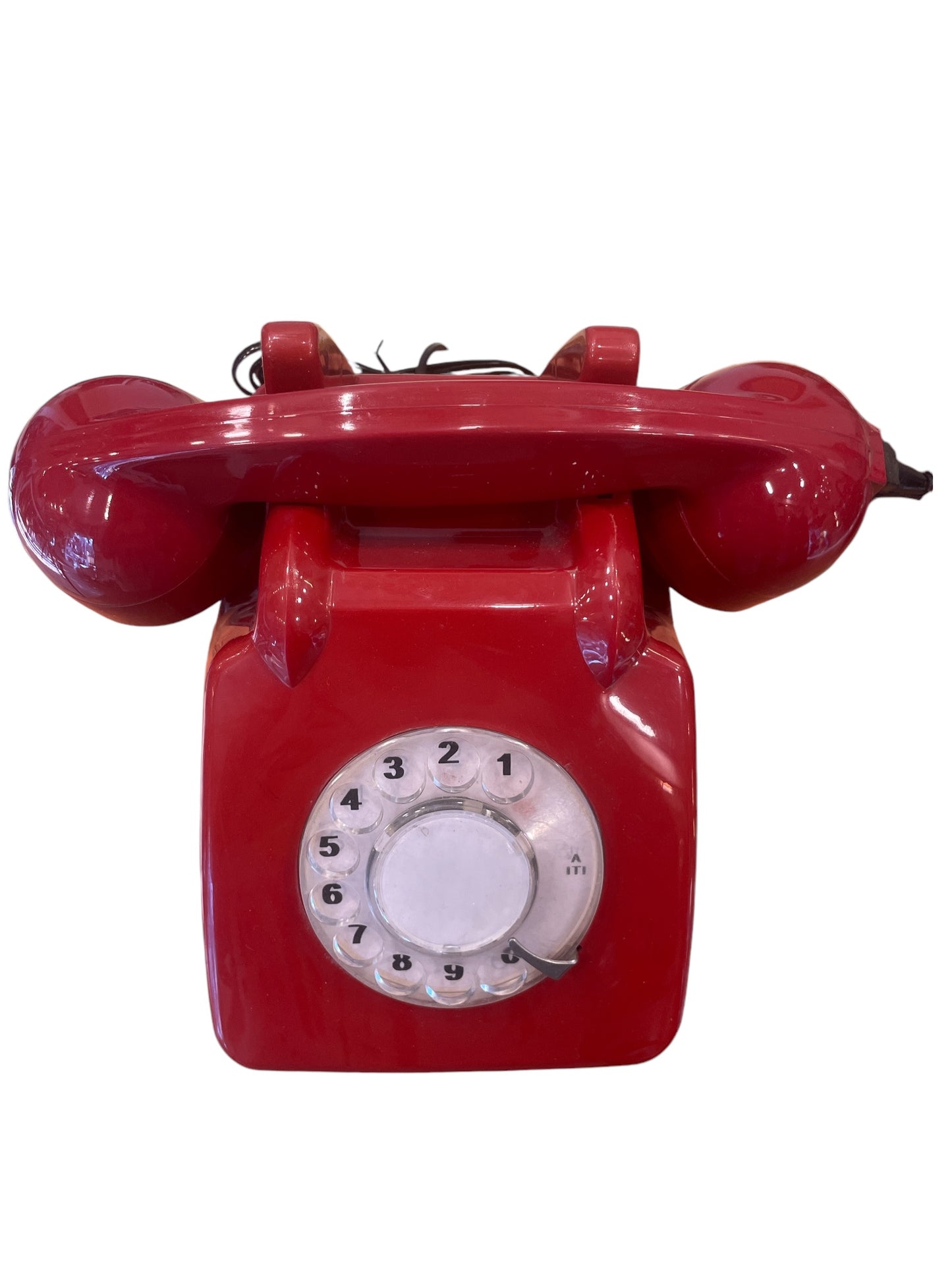 Antique Vintage Telephone - Red Retro (Working)