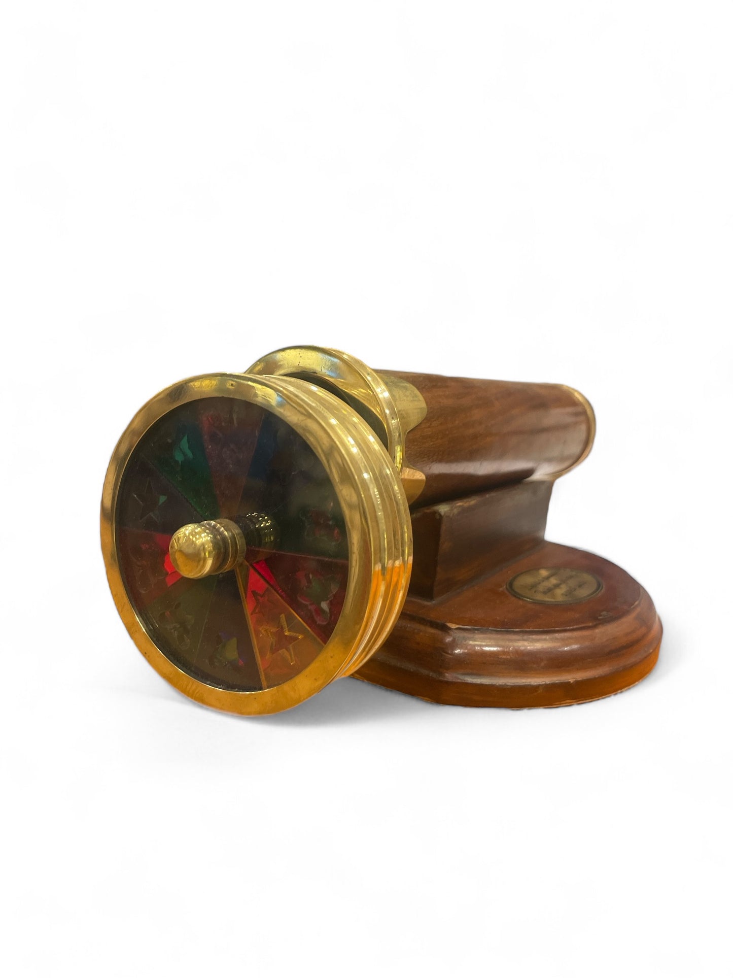 Wooden Kaleidoscope With Stand