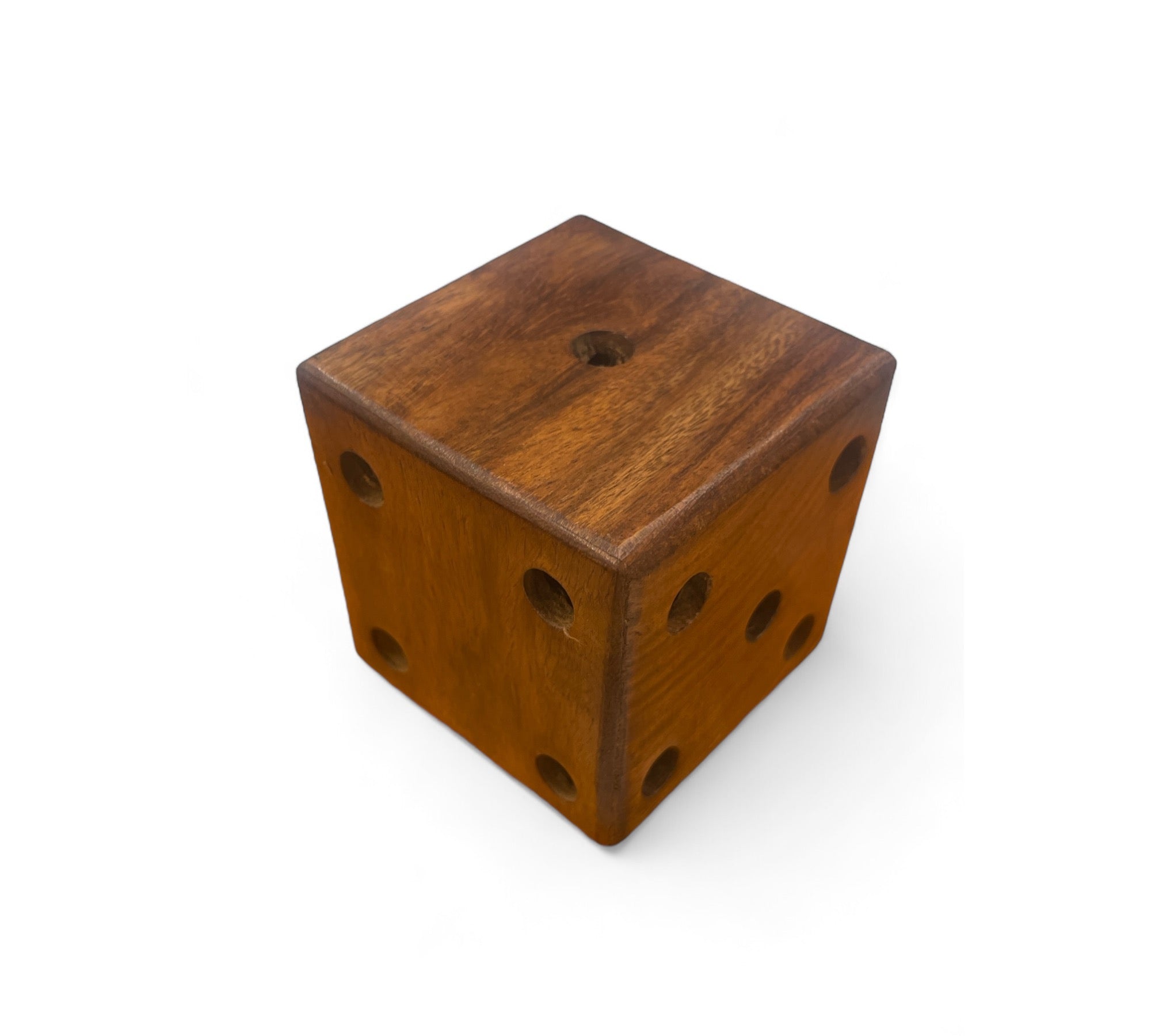Wooden Dice Pen holder