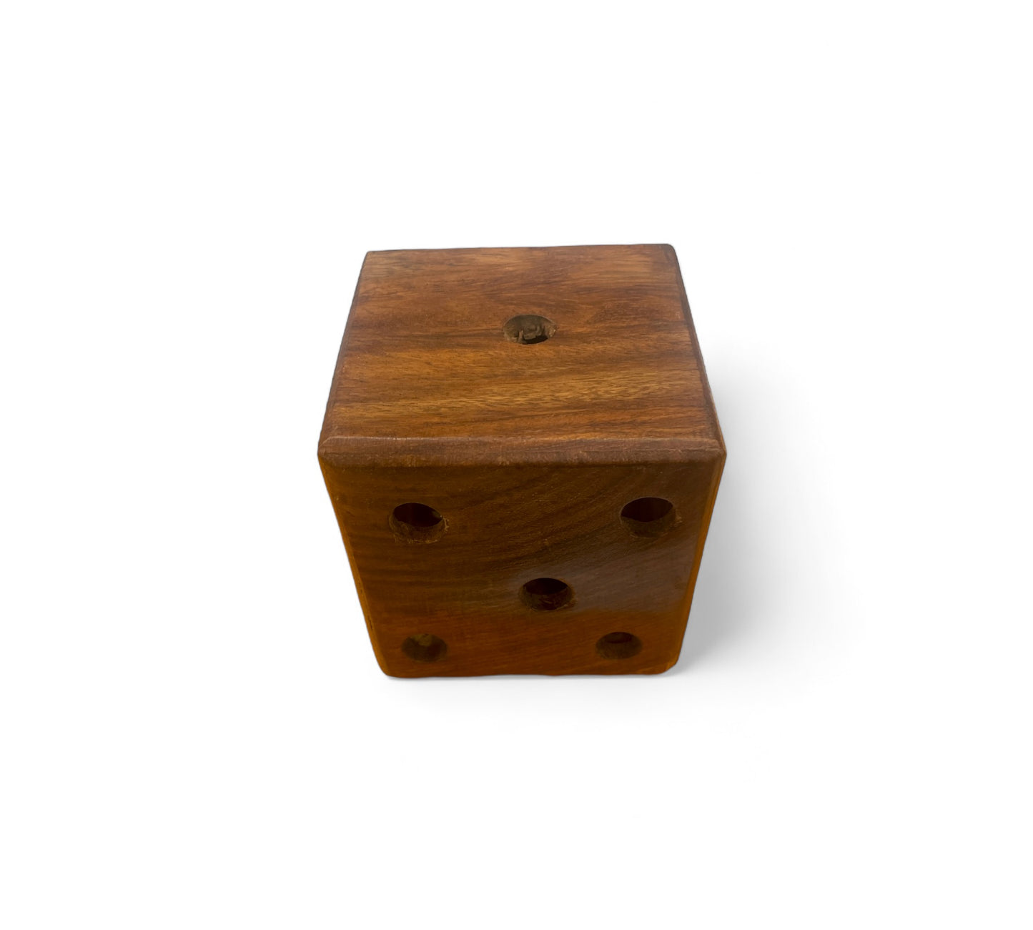 Wooden Dice Pen holder