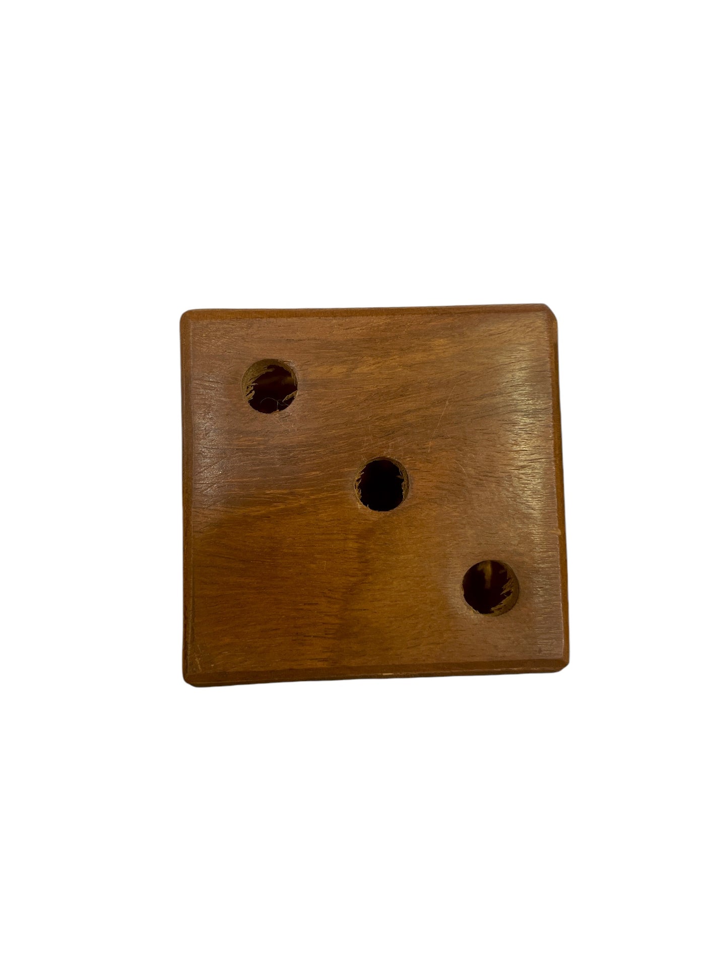 Wooden Dice Pen holder