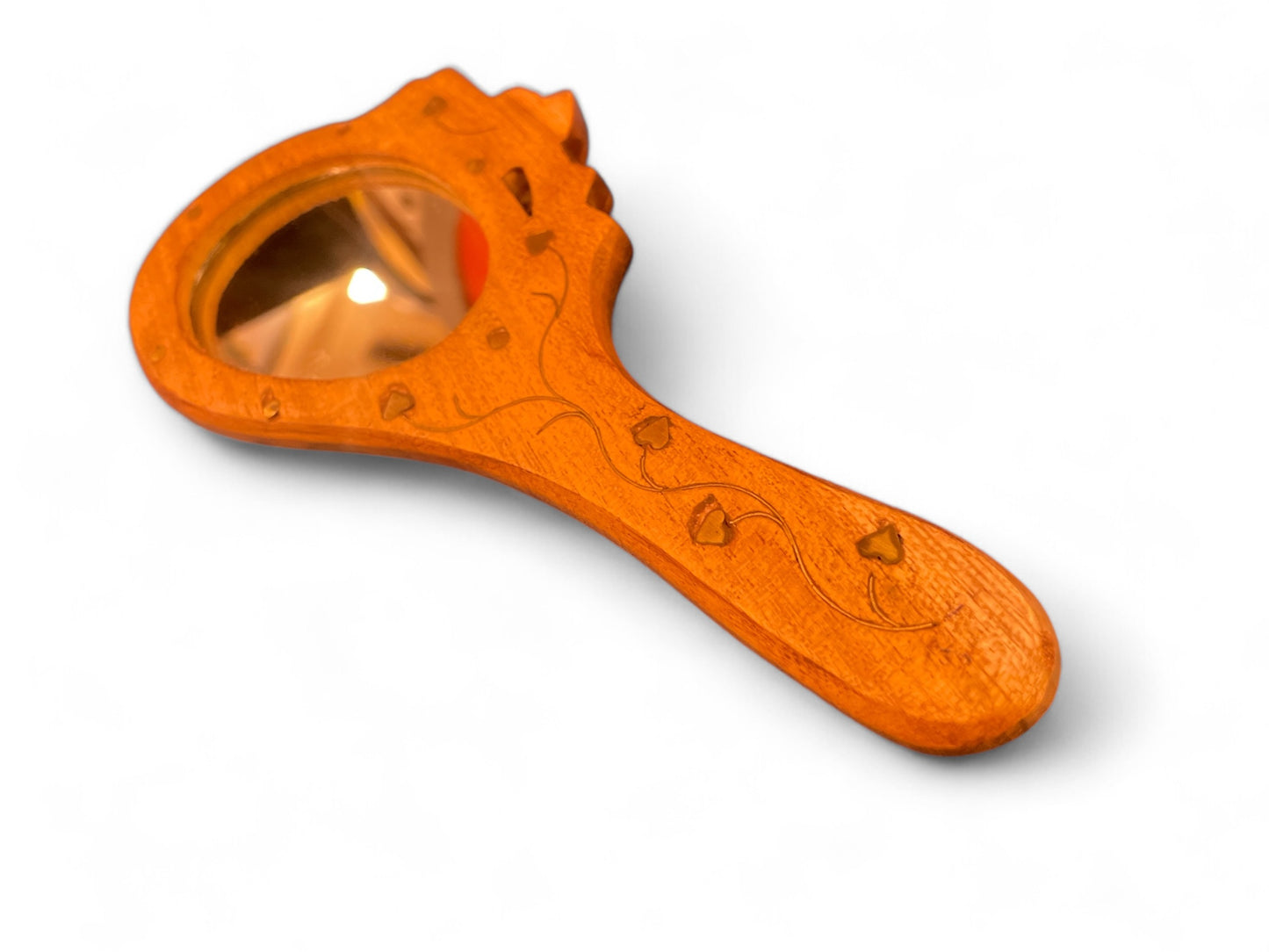 Wooden Hand Mirror