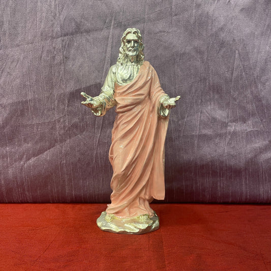 Silver Enamel Jesus