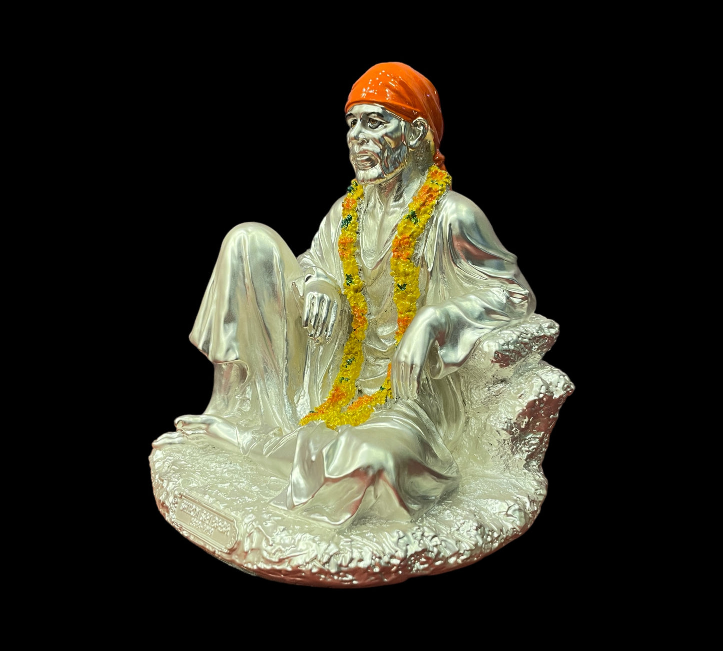 Silver Lord Sai Baba Idol