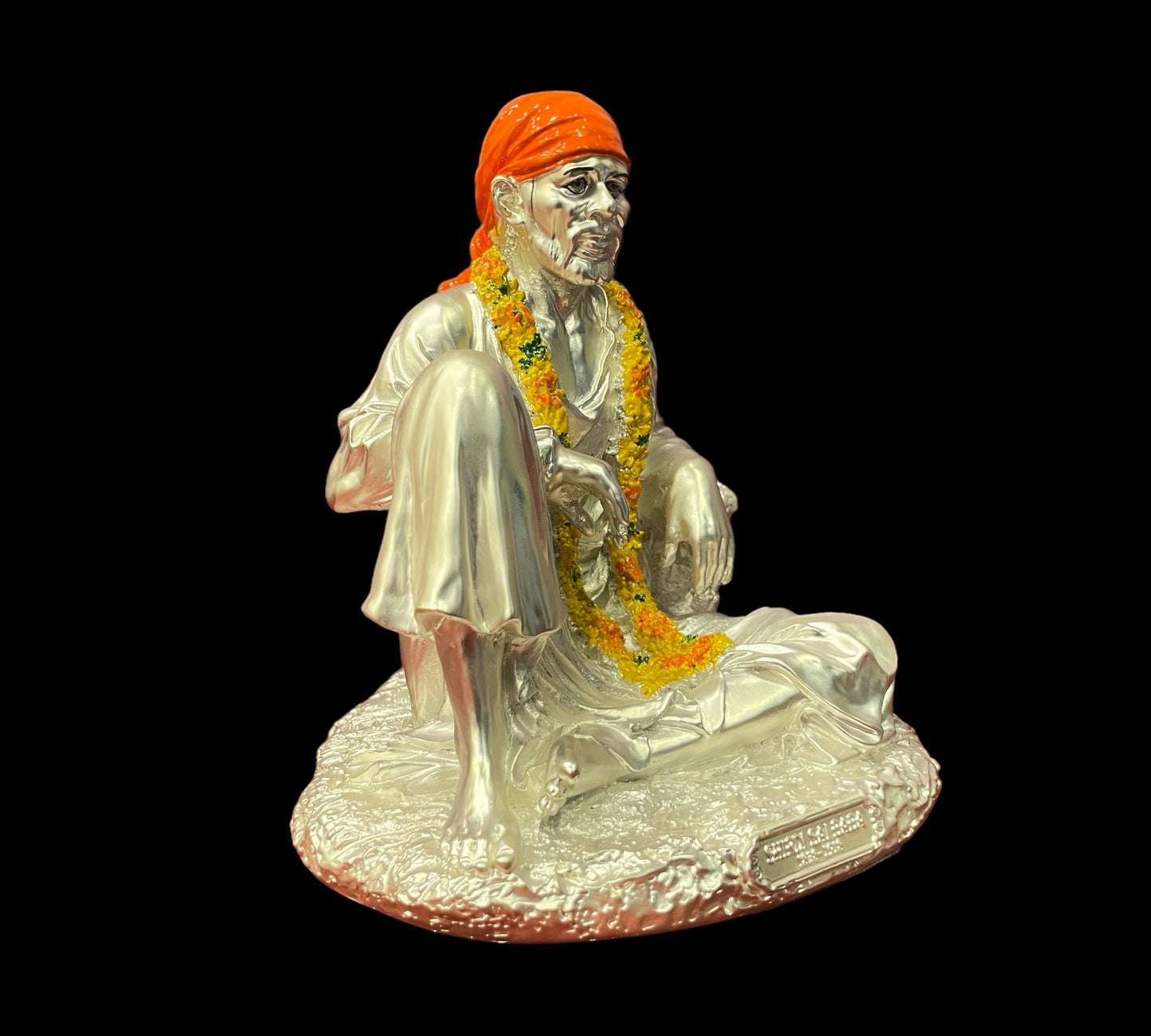 Silver Lord Sai Baba Idol