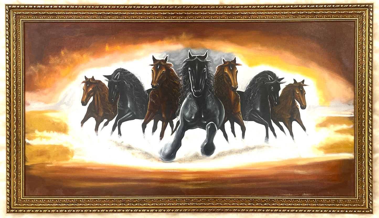 Seven Running Horses