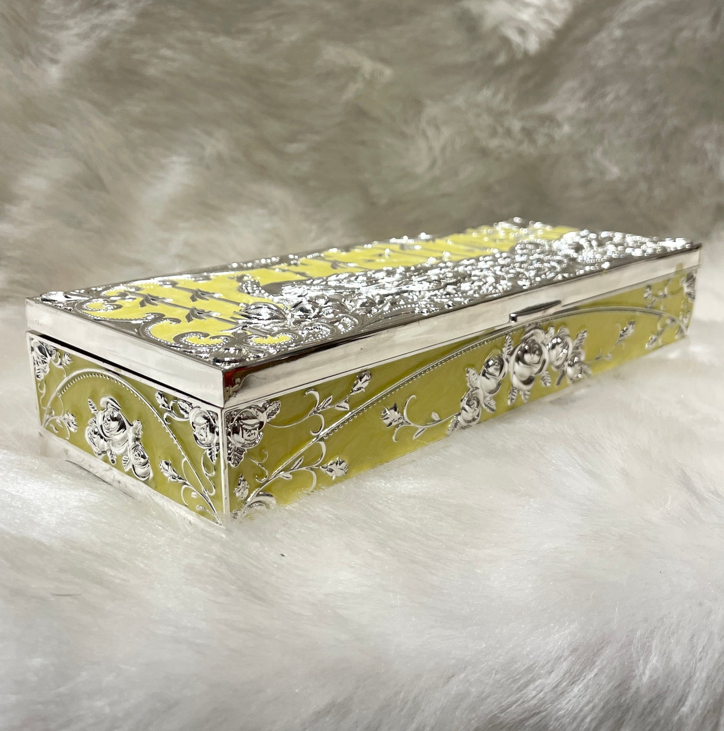 Silver Elegance spice Box