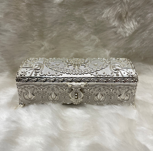 Timeless Treasures: Sterling Silver Jewelry Box