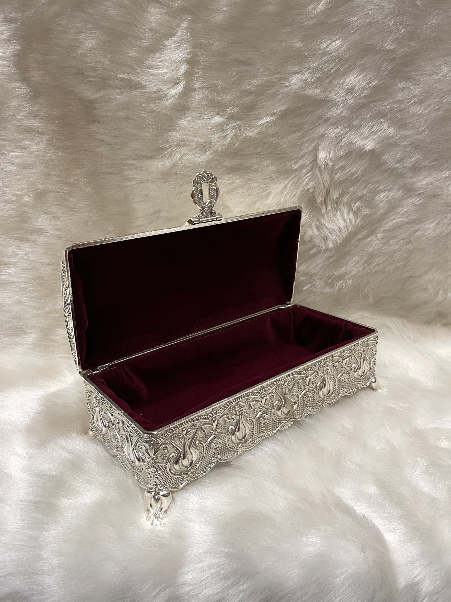 Timeless Treasures: Sterling Silver Jewelry Box