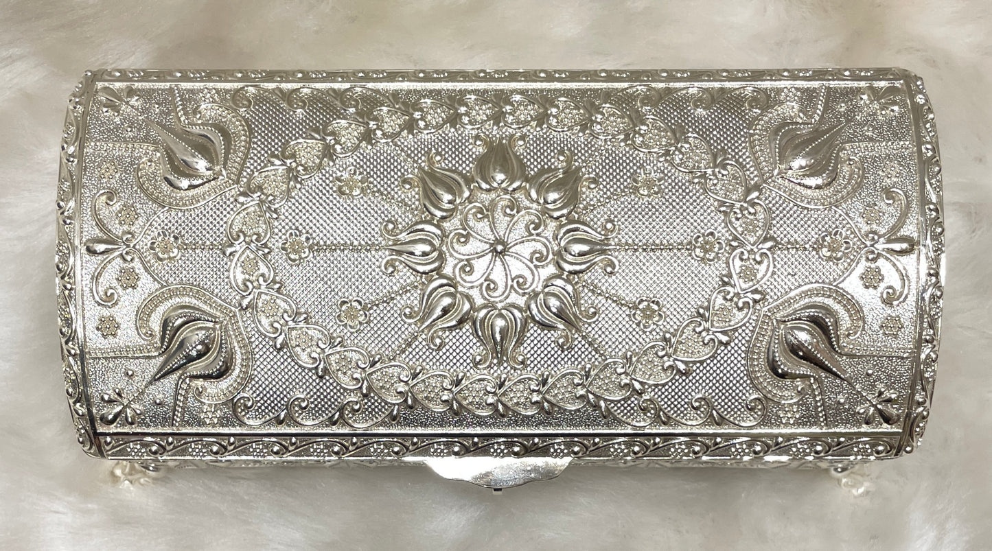 Timeless Treasures: Sterling Silver Jewelry Box