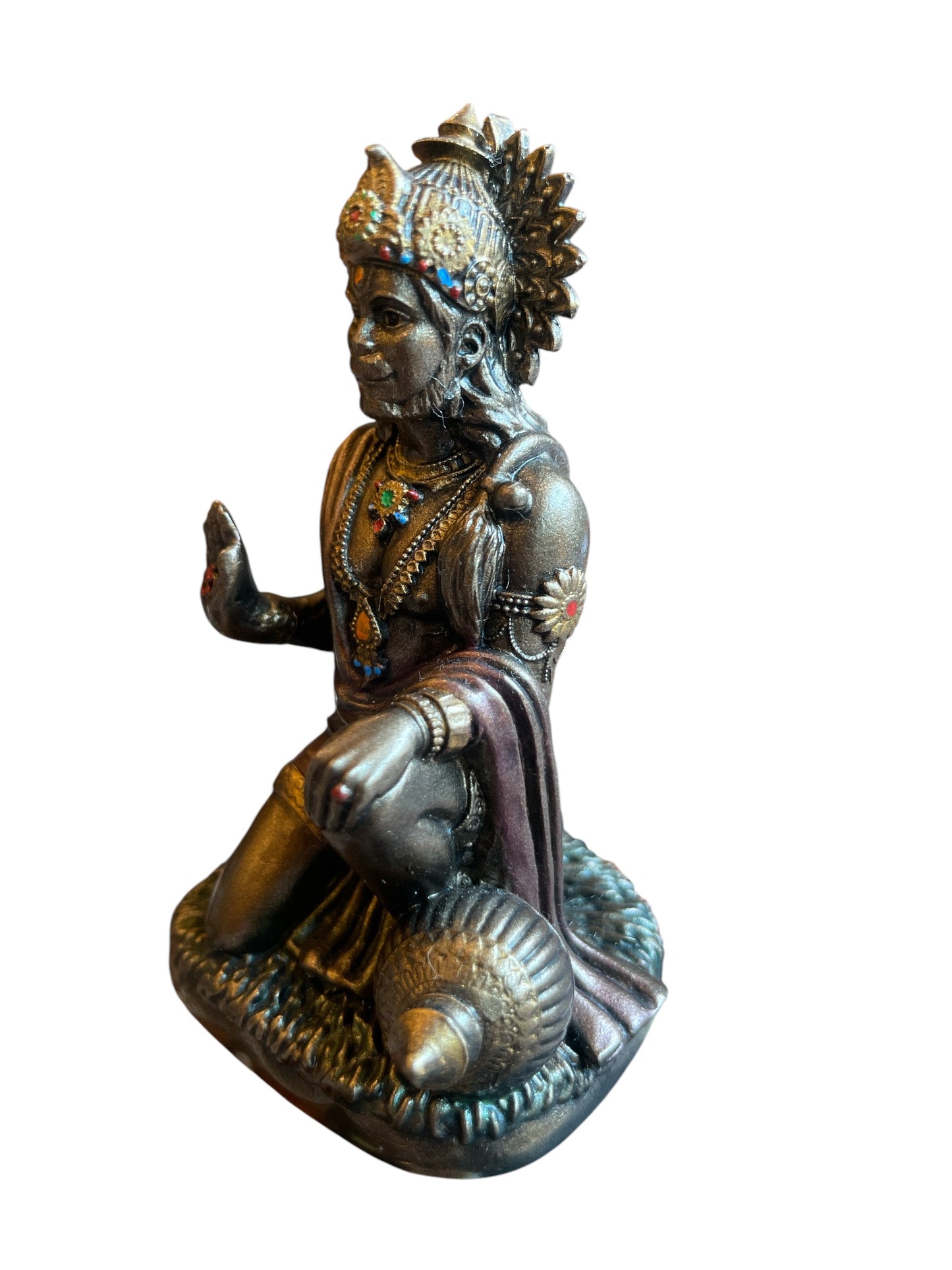 Blessing Hanuman Bronze Sculpture