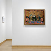 Authentic Handpainted Five Peacock & Two bird with Resin Frame