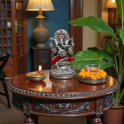 92.5 Sterling Silver Ganesha Idol | Pure Silver Ganpati