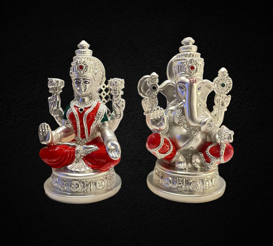 Lord Ganesha and Goddess Laxmi