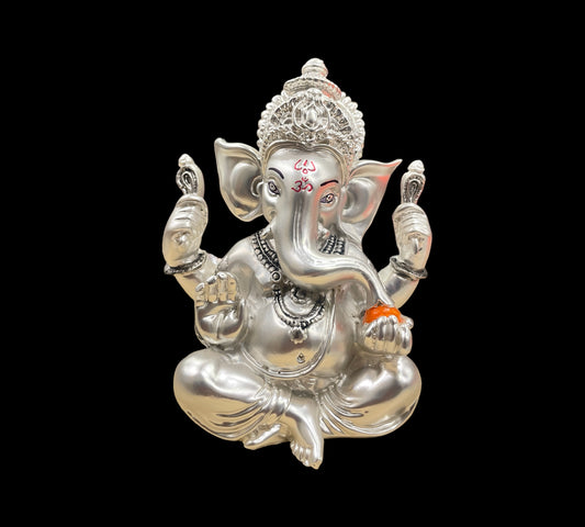 Silver laddoo Ganesha