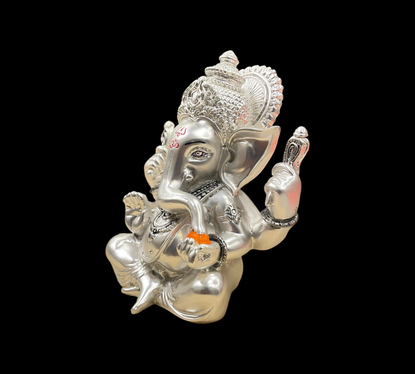 Silver laddoo Ganesha