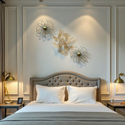 Mild Steel Butterfly & Floral Wall Art for Powder room | Elegant Modern Metal Wall Decor