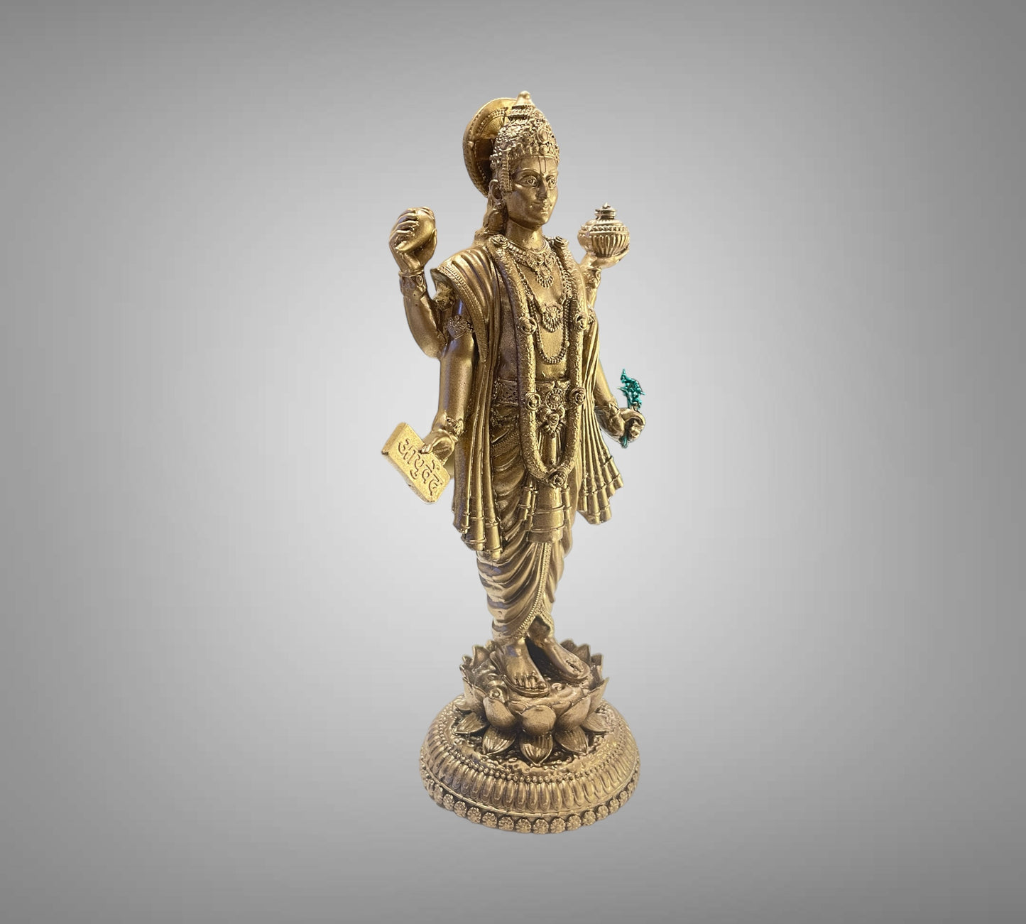 Antique Gold Dhanvantari