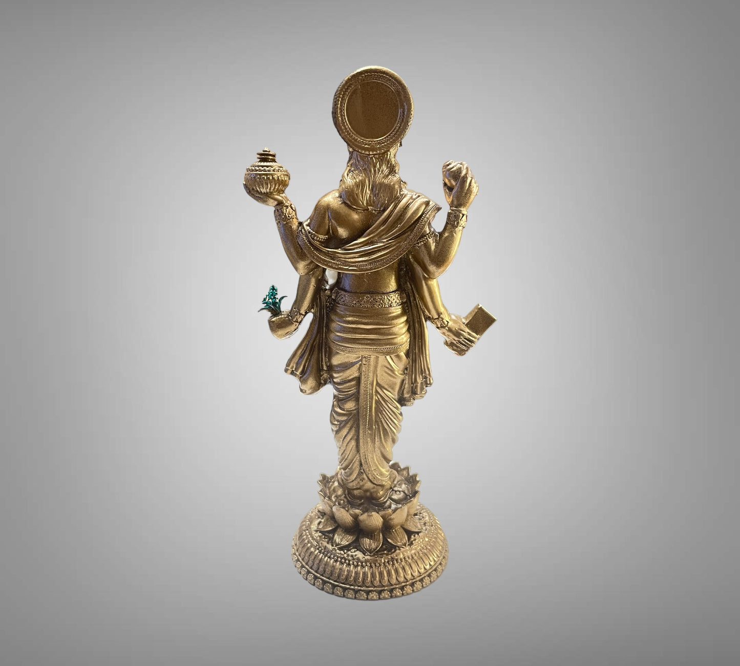 Antique Gold Dhanvantari