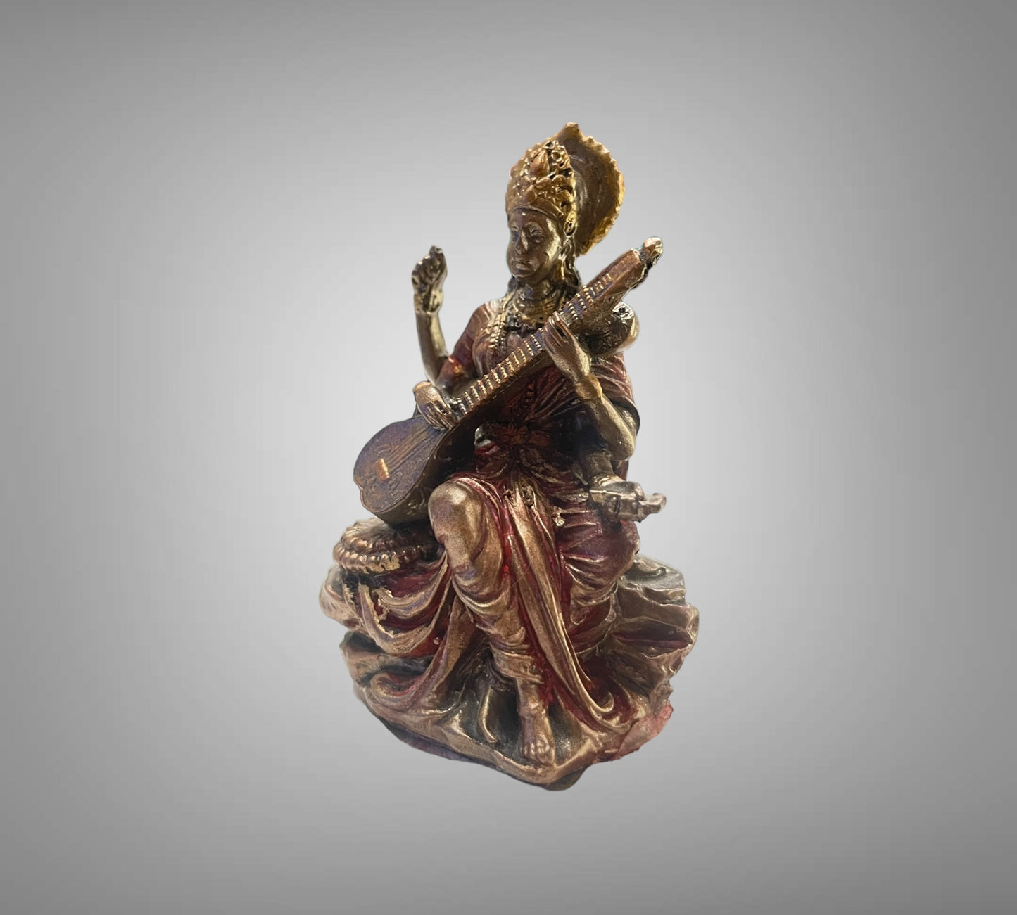 Bronze Devi Saraswathi