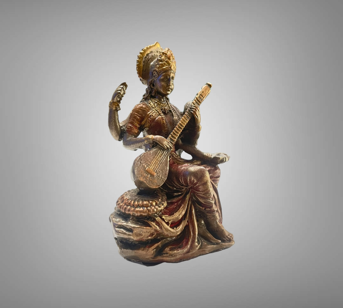 Bronze Devi Saraswathi