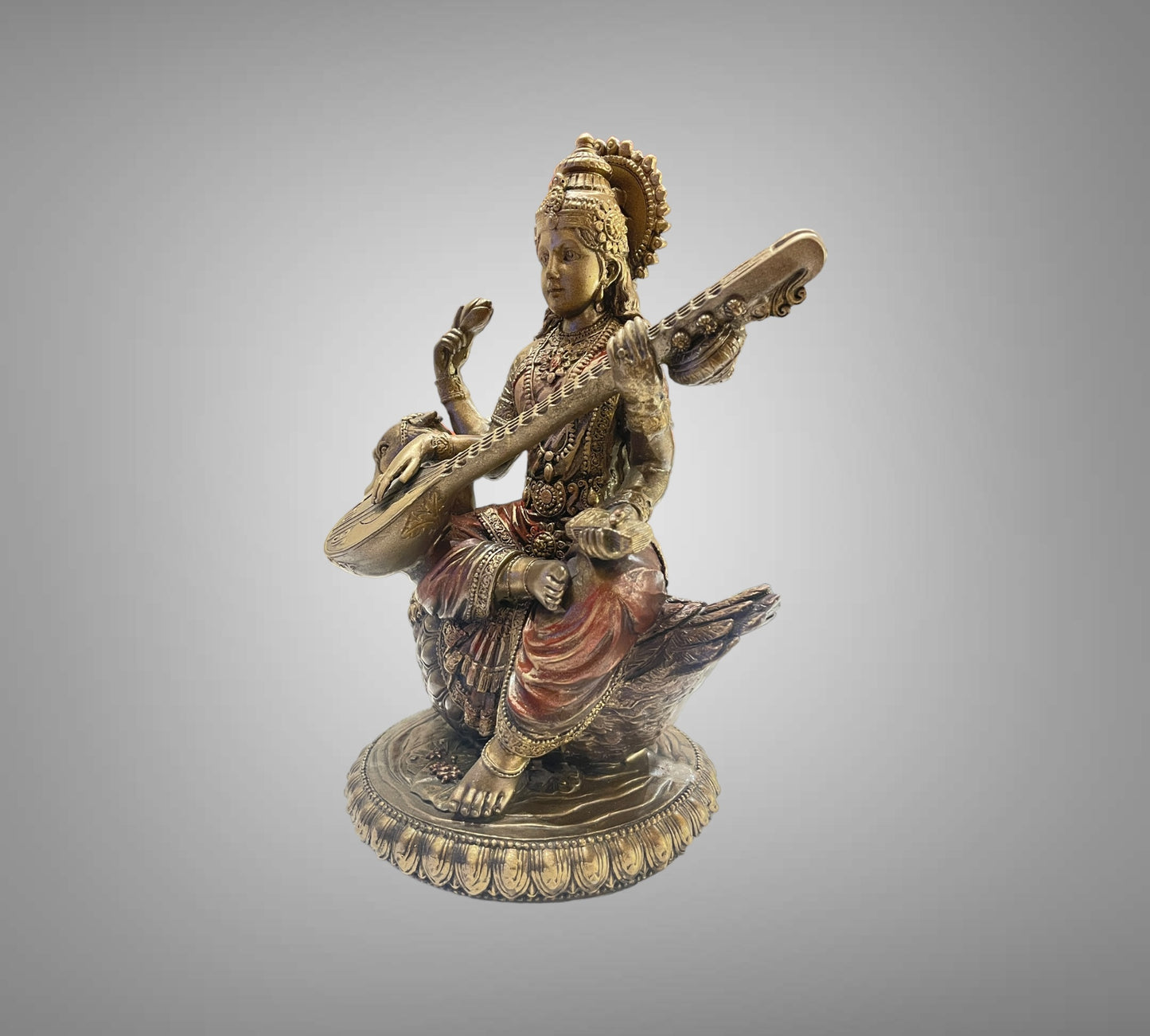 Bronze Saraswathi Devi