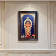 Annapoorna Devi Gold Leafed Art in Wooden Frame