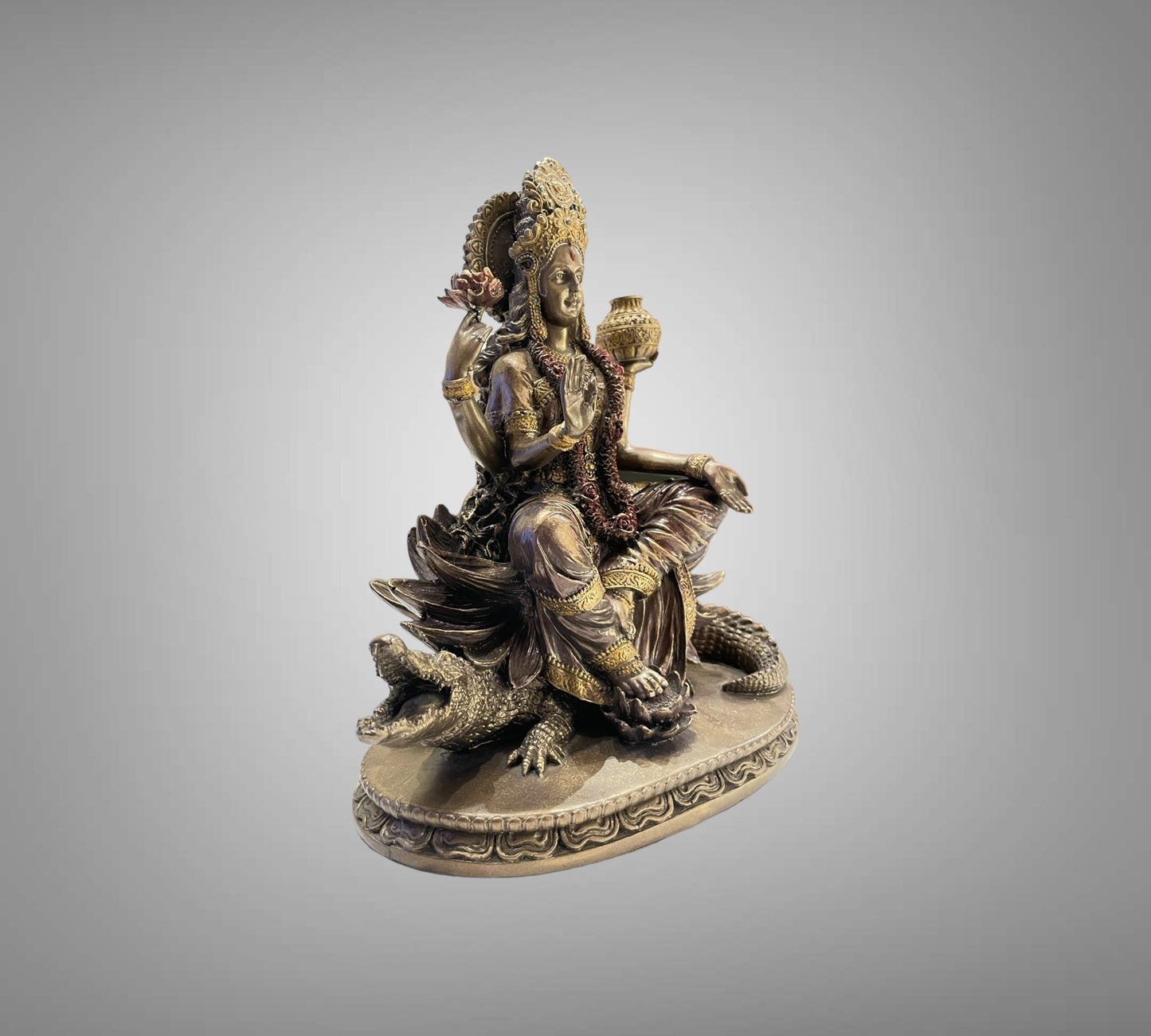 Bronze Devi Gangamatha Statue