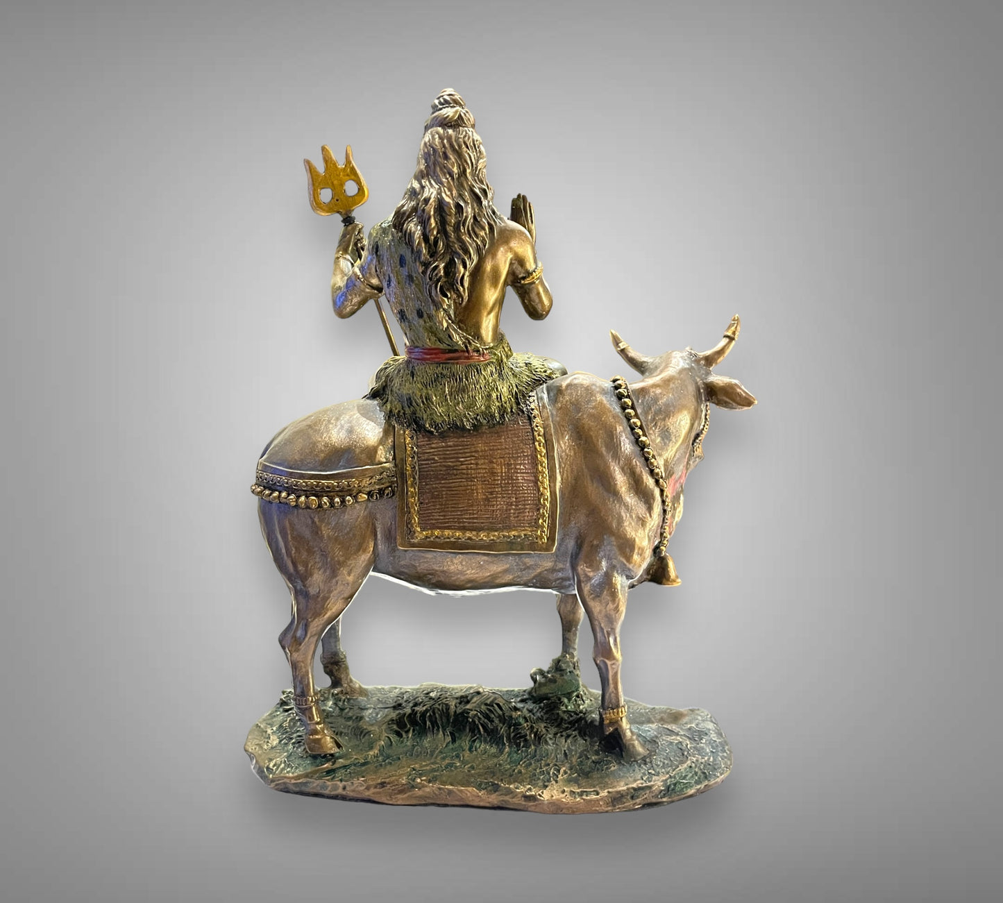 Bronze Shiva Seated on Nandi