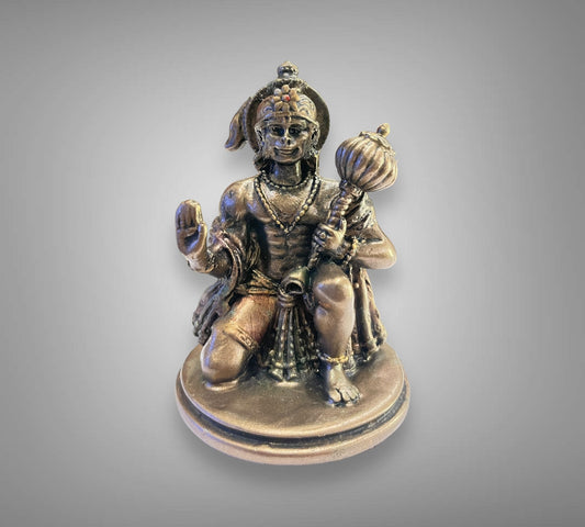 Majestic Valor: Bronze God Hanuman Sculpture