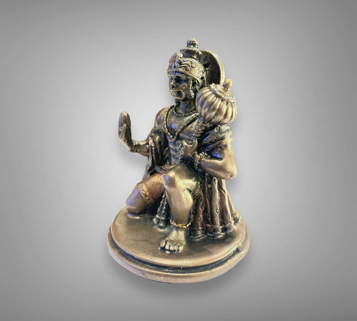 Majestic Valor: Bronze God Hanuman Sculpture