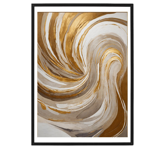 Original Acrylic Painting Harmony in Neutrals : Beige, White, Grey Painted on Canvas - without frame